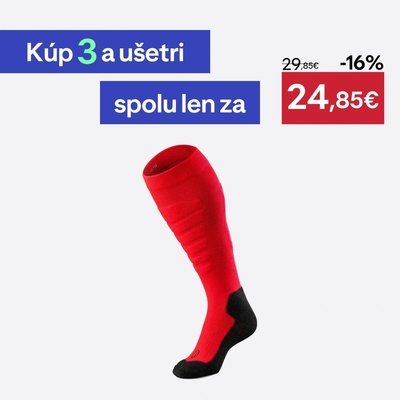 Wedze detské lyžiarske termoponožky 500 ružové