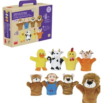 AKROS Меки кукли за ръка Мико магьосникът и Петелът