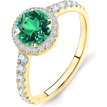 Image 1 of SAVICKI Годежен пръстен This is Love: злато, смарагд