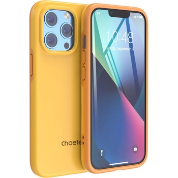 Choetech Удароустойчив кейс Choetech MFM за iPhone 13 Pro, съвместим с MagSafe, оранжев (PC0113-MFM-YE) (01.05.01.XX-PC0113-MFM-YE)