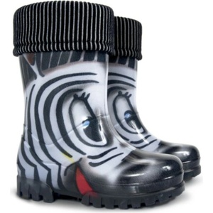 Demar twister lux print 0039 s зебра / Детски гумени ботуши с изолация 30-31 (0039s/30-31)