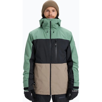 Quiksilver Мъжко яке за сноуборд Quiksilver Sycamore Block 20K dark ivy