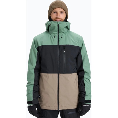 Quiksilver Мъжко яке за сноуборд Quiksilver Sycamore Block 20K dark ivy