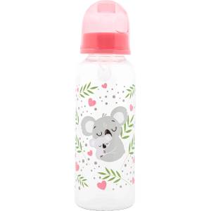 Lorelli Бебешко шише Lorelli Baby Care - Simple, 250 ml, Shell Pink (10200110006) - ozone