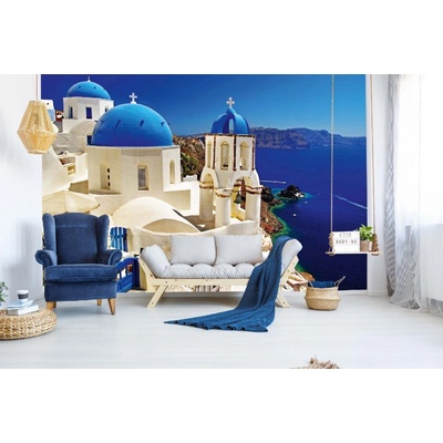Dimex MA-5-1118 Samolepicí vliesová fototapeta na zeď Santorini rozměry 375 x 250 cm