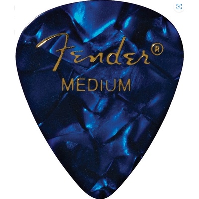 Fender Premium Celluloid Picks, 351 Shape - trsátka (více variant) Fender Premium Celluloid Picks, 351 Shape: Blue Moto / Medium