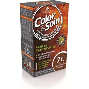 Color & Soin barva na vlasy 7C zemitě měděná blond 135 ml