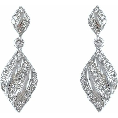 INFINITYSILVER Stříbrné visací náušnice MAEVA se zirkony L436356