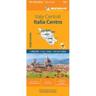 Michelin Map Italy Central Map 563 - Michelin