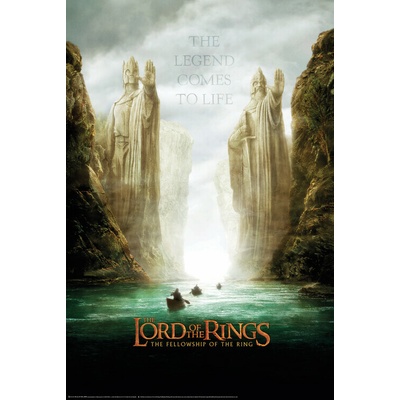 Plagát, Obraz - The Lord of the Rings - Argonath, 61 × 91.5 cm