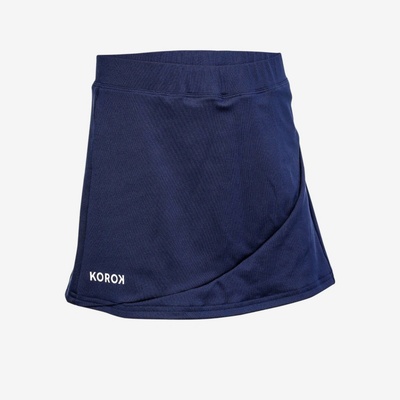 Korok dievčenská sukňa na pozemný hokej FH500 námornícka modrá