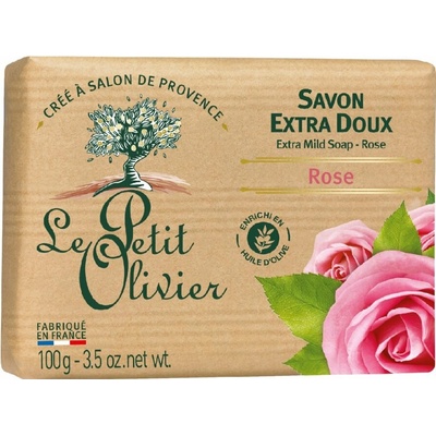 Le Petit Olivier extra jemné mydlo Ruža 100 g