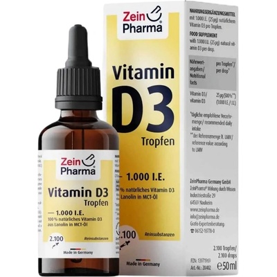 Zein Pharma Vitamin D Drops 25 mcg / 1000 IU [50 мл]