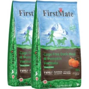 FirstMate Кучешка храна с патица и тиква 2 x 11, 4 кг
