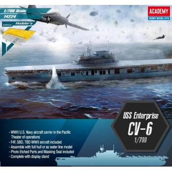 Image 1 of Academy Самолетоносач CV-6 Enterprise специално изд (14224)