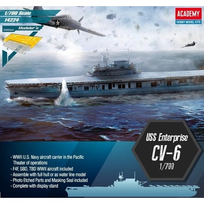 Academy Самолетоносач CV-6 Enterprise специално изд (14224)
