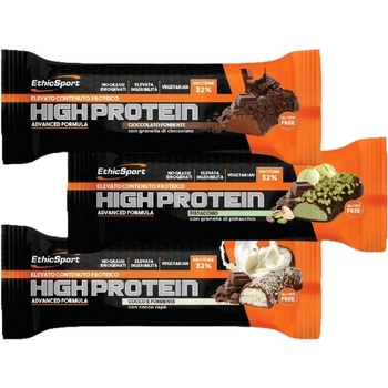 EthicSport HIGH PROTEIN Bar [21 x 45 грама] Тъмен шоколад с кокос