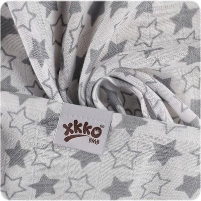 Kikko Bambusová osuška 90x100cm Litle Stars Silver
