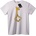 NOONEBRAND Тениска Златен Ключ - XS, White