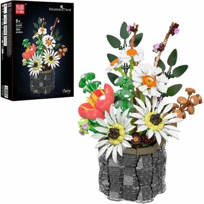 MOULD KING 24107 Květináč s kopretinami