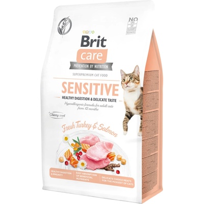 Brit Care Cat Grain-Free Sensitive Healthy Digestion & Delicate Taste 0,4 kg