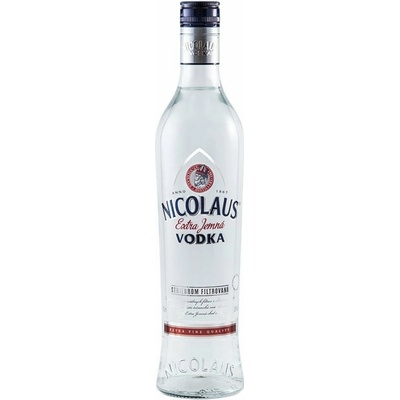 Nicolaus Extra Jemná Vodka 38% 0,5 l (čistá fľaša)