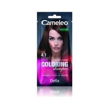 Delia Cameleo No1 barevný šampon 4.1 černá káva 40 ml