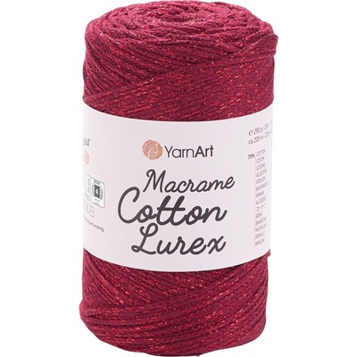 YARNART Macrame Cotton Lurex 2 mm 205 m 739 юта (Macrame Cotton Lurex 739)