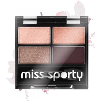Miss Sporty Studio Colour Quattro Eyeshadow očné tiene 408 Smoky Rose 3,2 g