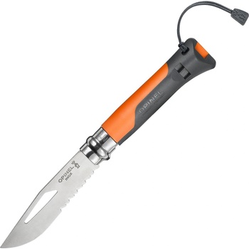 Opinel Туристически сгъваем нож Opinel №8 Outdoor Soft Orange, острие 8.5 см (001577-pe)