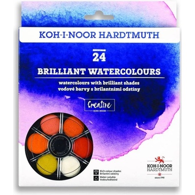 Koh-I-Noor brilantní anilinky 22,5 mm 24 barev – Zboží Dáma