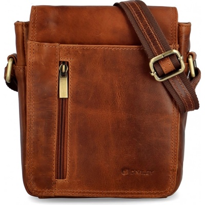 Diviley pánská Crossbody taška GM09 koňak