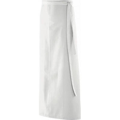 Exner Zástěra s látkovým pásem po celé délce 100x100cm 220 g/m Bílá EX103