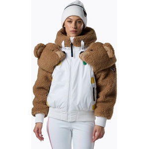 Rossignol Дамско скиорско яке Rossignol JCC Teddy Hoodie white