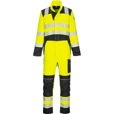 Portwest FR507 PW3 FR Hi-Vis kombinéza žltá-čierna XL