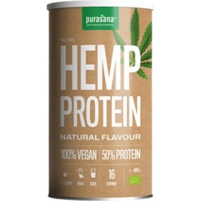 Purasana Organic Hemp Protein | Natural [400 грама] Натурален