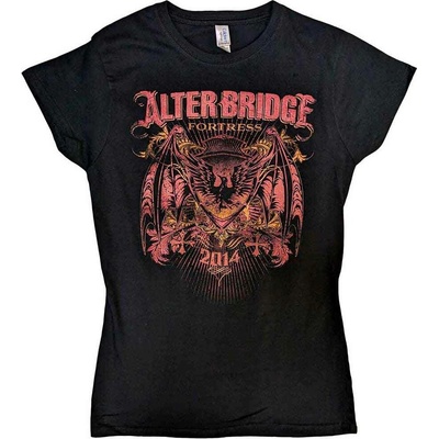 Tričko metal rock off Alter Bridge Fortress Batwing Eagle Čierna