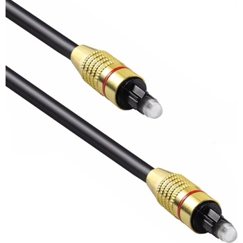 DeTech Оптичен аудио кабел DeTech, Toslink, 3.0м, Черен - 18360 (18360)
