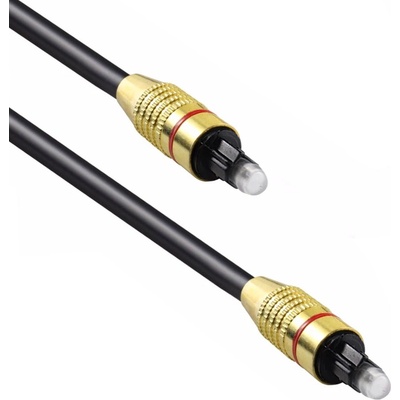 DeTech Оптичен аудио кабел DeTech, Toslink, 3.0м, Черен - 18360 (18360)