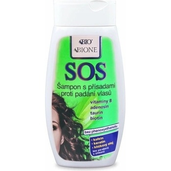 Bione Cosmetisc BIO SOS Šampón s prísadami proti vypadávaniu vlasov 250 ml
