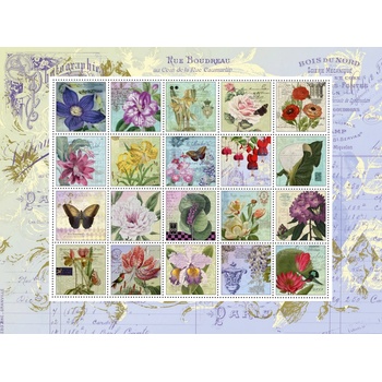 Schmidt Nostalgické poštovní známky 1000 dílků
