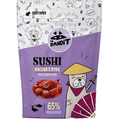 Mr.Bandit Pamlsok sushi duck & fish 80 g