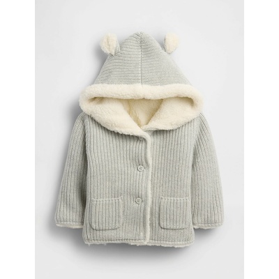 GAP Бебешка затоплена жилетка GAP GAP | Siv | Момчешки | 6-12 месеца