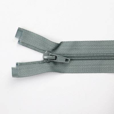 Pro Háčkování Spirálový zip dělitelný 50 cm šedý