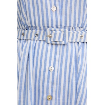 ANSWEAR Рокля Answear. LAB в синьо среднодълга разкроена (MA.992.hos)