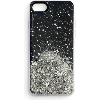 Wozinsky Калъф за телефон Wozinsky Star Glitter Shining за iPhone 12 Pro Max, черен (KXG0015960)