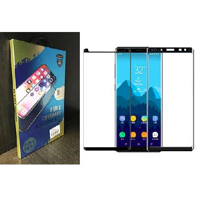 3D Full Glue 9H Tempered Glass Samsung Galaxy S8 Plus (G955F) за цял екран - Черна рамка (M3-F1) (g2971)