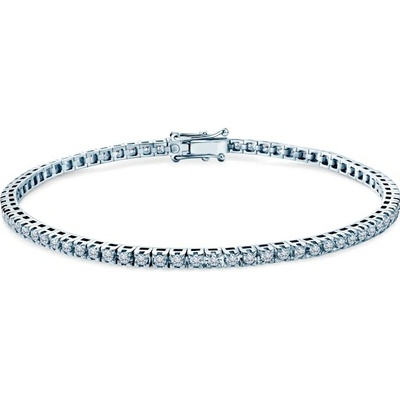 SAVICKI Tenisový náramok biele zlato s diamantmi 1.073 ct 2,3 mm 17 cm - SAV-B-TENIS-17CM-23SZ-15K-585-BDNAT-B