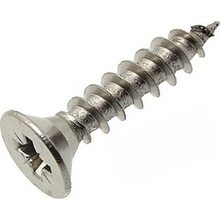 Walteco Skrutky pre klavírové závesy 2,5x16 mm nerez, 50 ks 80083