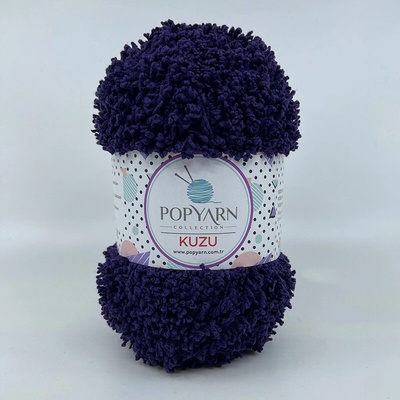 POPYARN Příze Kuzu B019 - fialová, 100g 100m